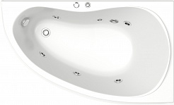 Bas Акриловая ванна Алегра 150x90 R с гидромассажем – фотография-1